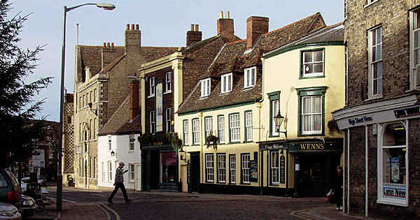 Buildings opposite St. Margaret's Church, Lynn